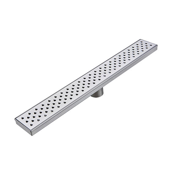 WT85 Factory direct 40mm / 50mm Vertical exit stainless steel trench drains