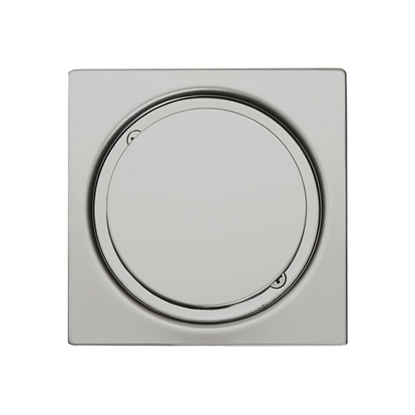 BT-1075-SD High quality STAINLESS STEEL 150*150mm floor drain with center screw