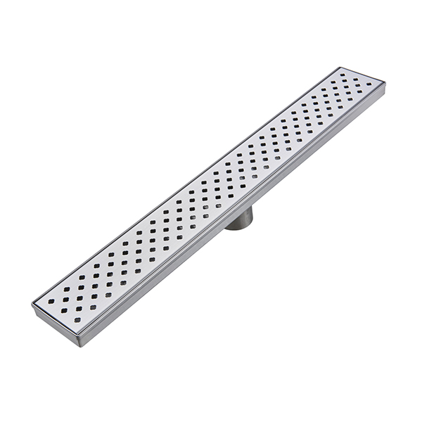 CB85 STAINLESS STEEL 1.5mm for patterns TRENCH DRAINS WITH CENTER SCREW