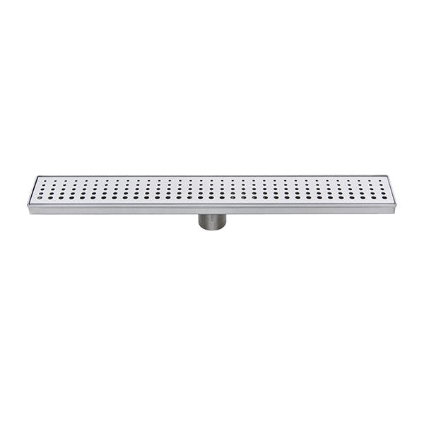 CY85 Factory Directly Sale stainless steel  304 Polished with Adapter linear slot drains