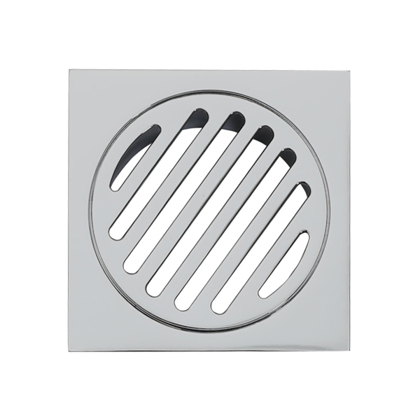 SQA-342 high quality commercial Square Brass floor drain with Removable Cover Grate