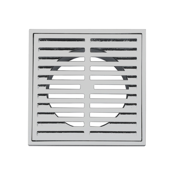 SQA-343  Customizable  REMOVABLE GRATE STRAINER Brass FLOOR DRAINS with grates