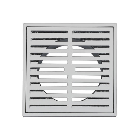 SQA-343  Customizable  REMOVABLE GRATE STRAINER Brass FLOOR DRAINS with grates
