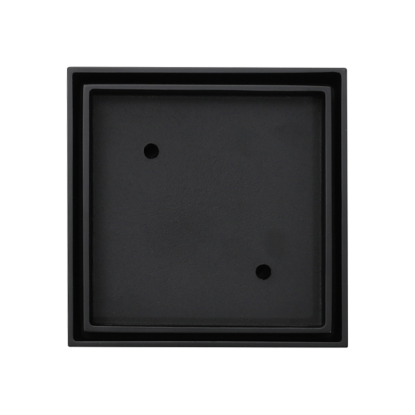 SQA-1153B Manufacturer Directly Sale 115*115mm square Chrome Plated Brass floor grates