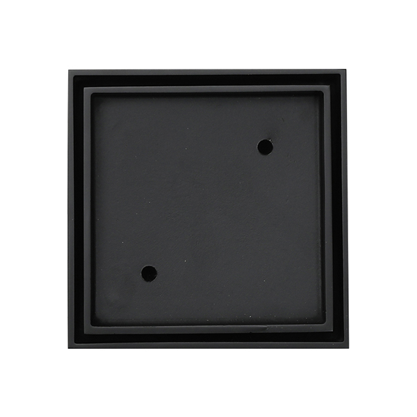 SQA-1154B Professional 115*115mm square Tile Insert BRASS  Bathroom Drain with Strainer