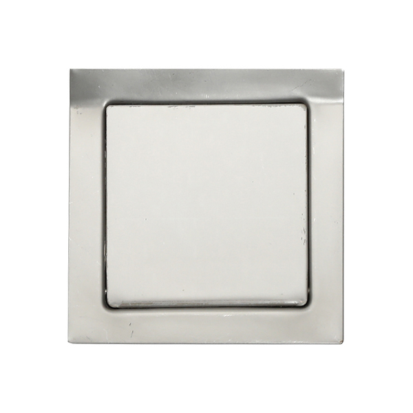 BT-50-RW Customizable Square Stainless steel 110*110mm Satin finish / Mirror polished Floor drains