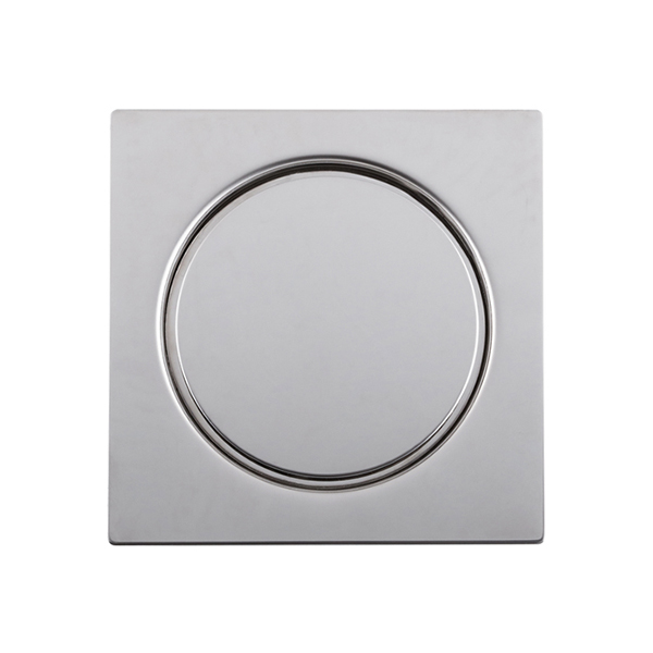 BT-1504-SD High quality 150*150mm Polished Finished floor drain with center screw