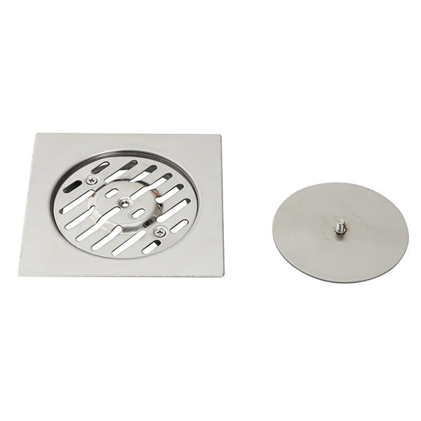 BT-1504-SD High quality 150*150mm Polished Finished floor drain with center screw
