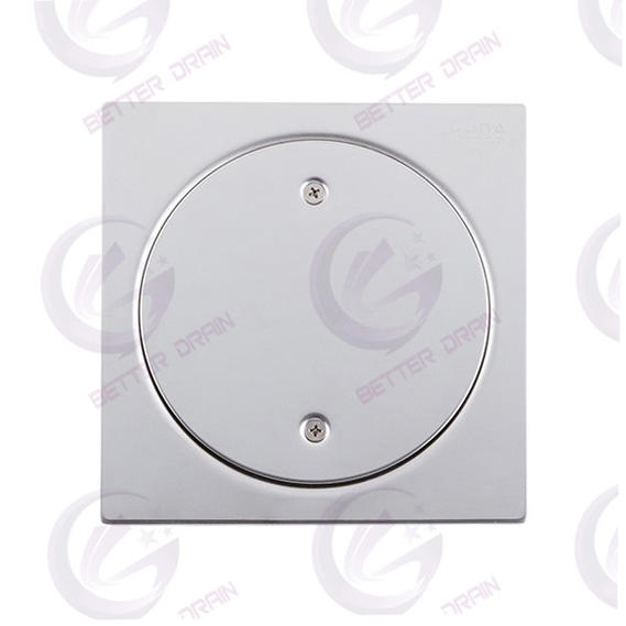 BT-150B-CO Customizable Square Stainless Steel Anti-odour Strainer Floor Drain with Clean Out