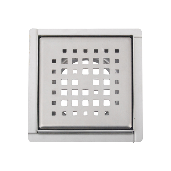 BT-202 100*100mm Outdoor Stainless Steel Floor Drain Square Floor Drains