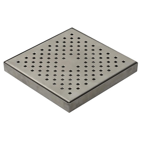 BT-204 Customizable 180*180mm shower outdoor stainless steel square floor drains
