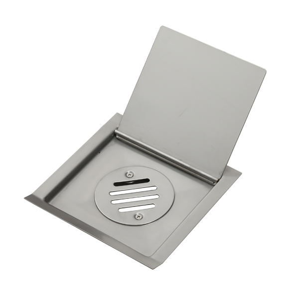 BT-75-RW Square Stainless steel 160*160mm Satin finish / Mirror polished Floor drains