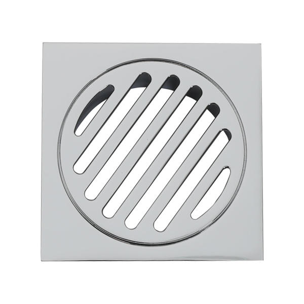 SQA-342 high quality commercial Square Brass floor drain with Removable Cover Grate