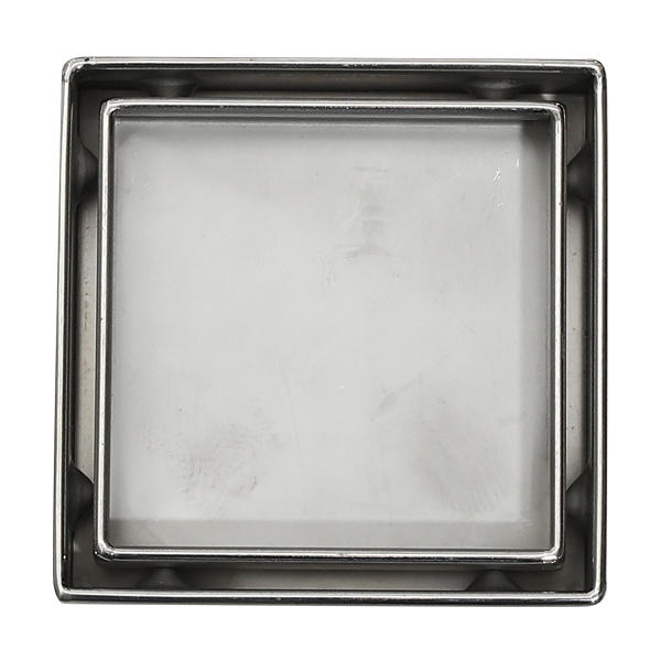 TI-10050D high quality 150*150mm Tile insert square stainless steel floor drains